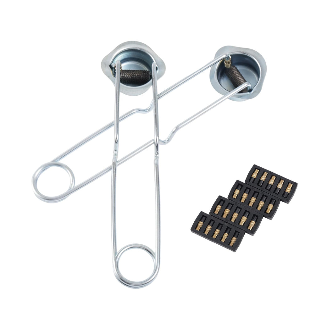 2pcs Torch Striker, Single Flint Spark Lighter with 20 Extra Flint Replacement for Cutting, Brazing & Welding