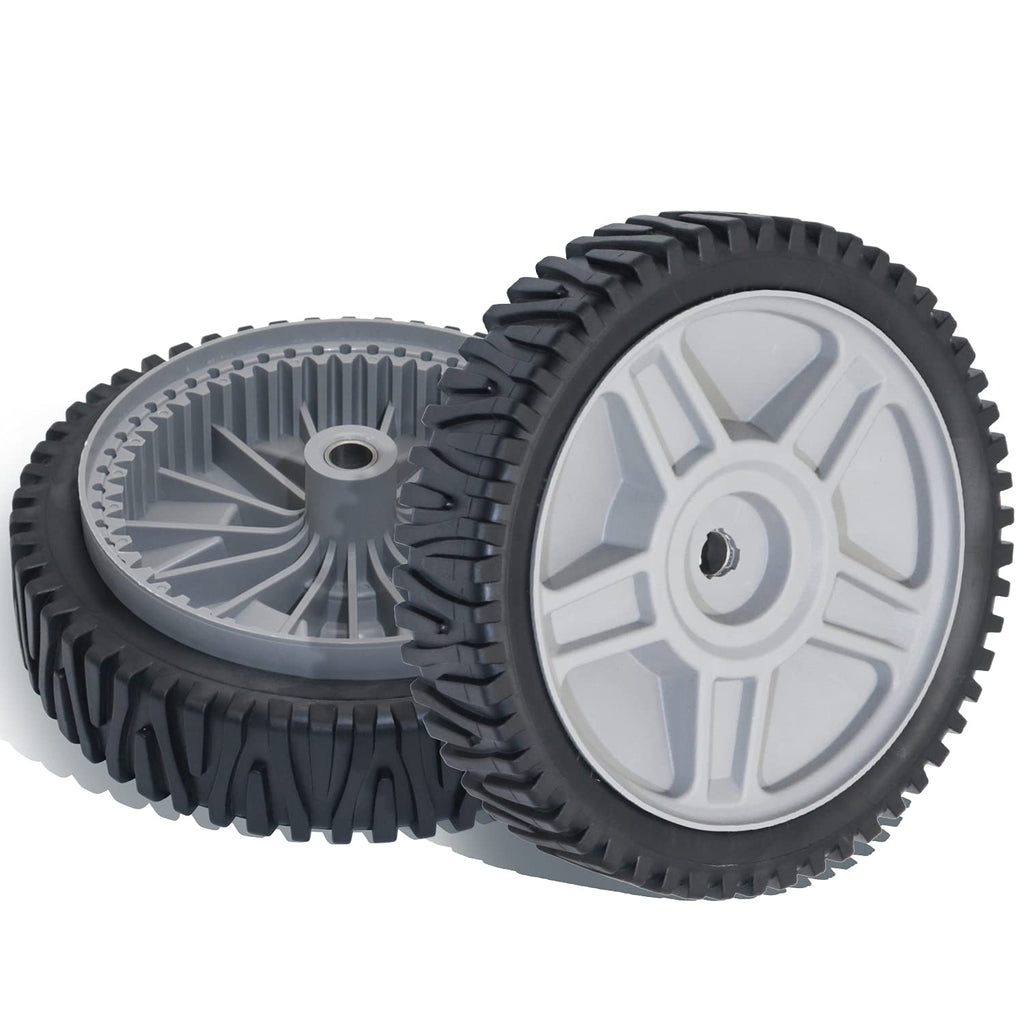 CheeMuii Drive Wheels for Husqvarna AYP Craftsman Poulan HOP 581009202 193912X460 Lawn Mower Wheels Pack of 2