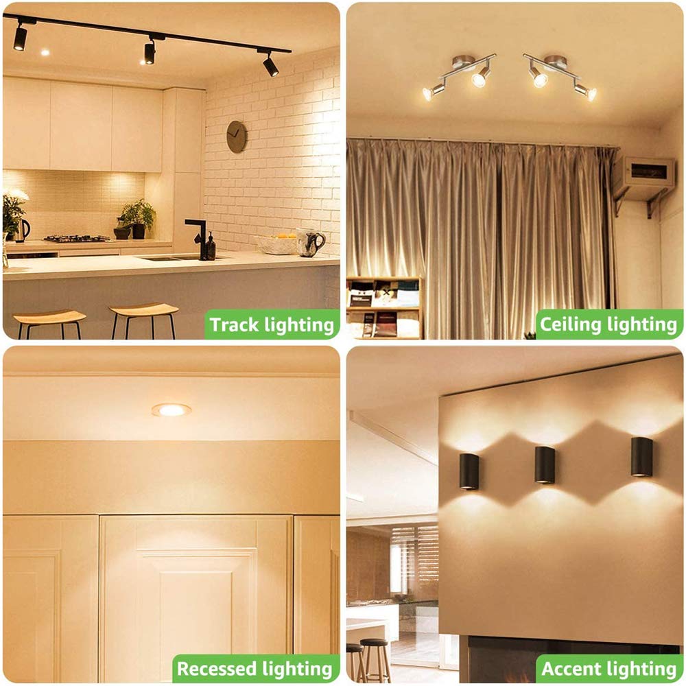 Par20 Halogen Light Bulb 120V 50W, 2 Pack High Brightness Par20 Flood, Dimmable Par 20 Warm White 3000K, Long Lifespan Bulb Par 20 E26 Base Great for Track and Recessed Lighting