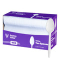 Pantry Value [400 Count] Light-Weight White Disposable Teaspoons