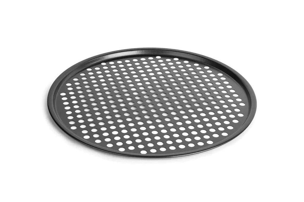 Fox Run Pizza Pan, Non-Stick Pizza Crisper Pan, 14.5", Carbon Steel