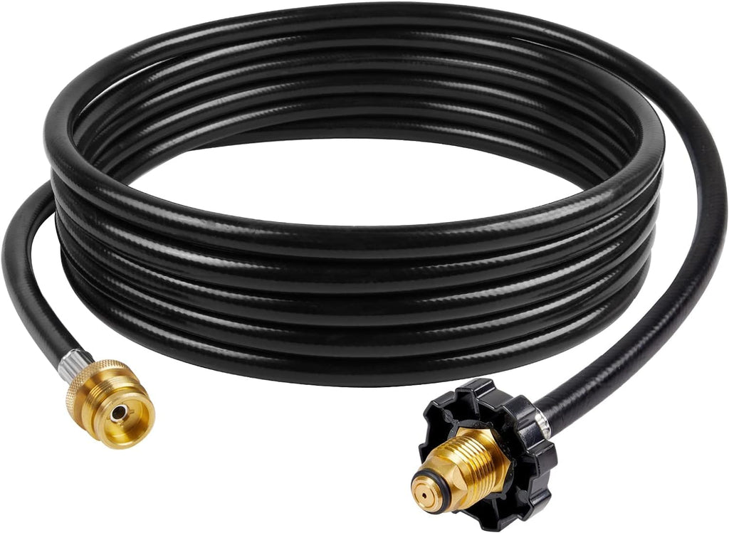 GASPRO 12-Foot Hose Adapter, Connect 1lb Small Appliances to 5-100lb Tank, Perfect for Buddy Heater, Portable Grill, Camping Stove and More