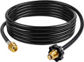 GASPRO 12-Foot Hose Adapter, Connect 1lb Small Appliances to 5-100lb Tank, Perfect for Buddy Heater, Portable Grill, Camping Stove and More