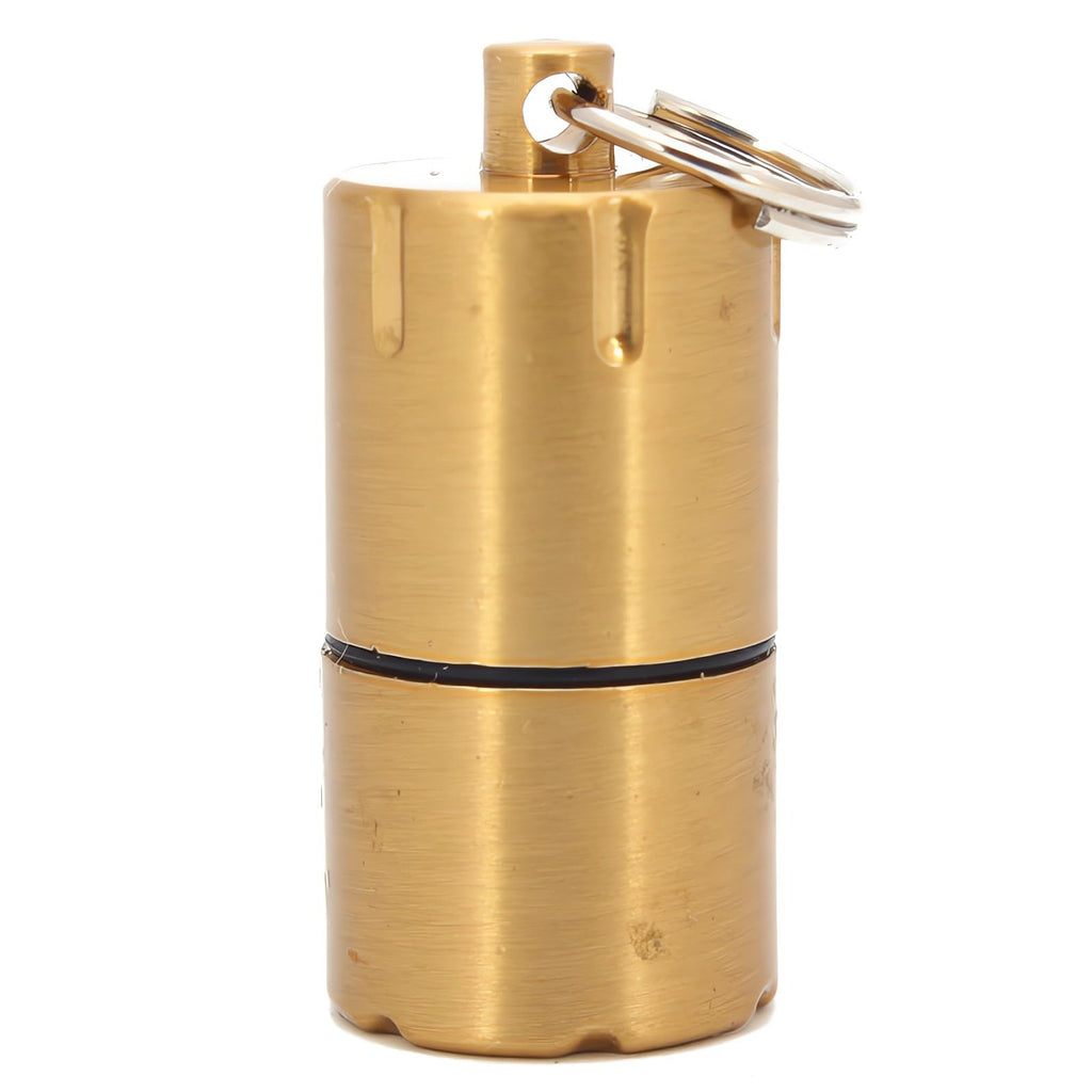 The World's Smallest Kerosene Lighter! Height 2.5cm/ 1.3cm Capsule Lighter Portable Metal Miniature EDC Gear Waterproof Tiny Peanut Lighter (Fuel not Included) (Mini 3 Pack)
