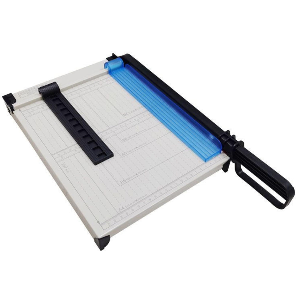 FurttBlem Guillotine Paper Cutter A4-12'' Paper Trimmer with Sharp Blade & Safety Guard,15 Sheets Capacity