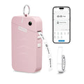 ORGSTA S001 Label Maker Machine with Tape, Portable Bluetooth Label Maker for Home and Office Organization, Thermal Label Printer Mini Sticker Maker with Multiple Templates, Pink