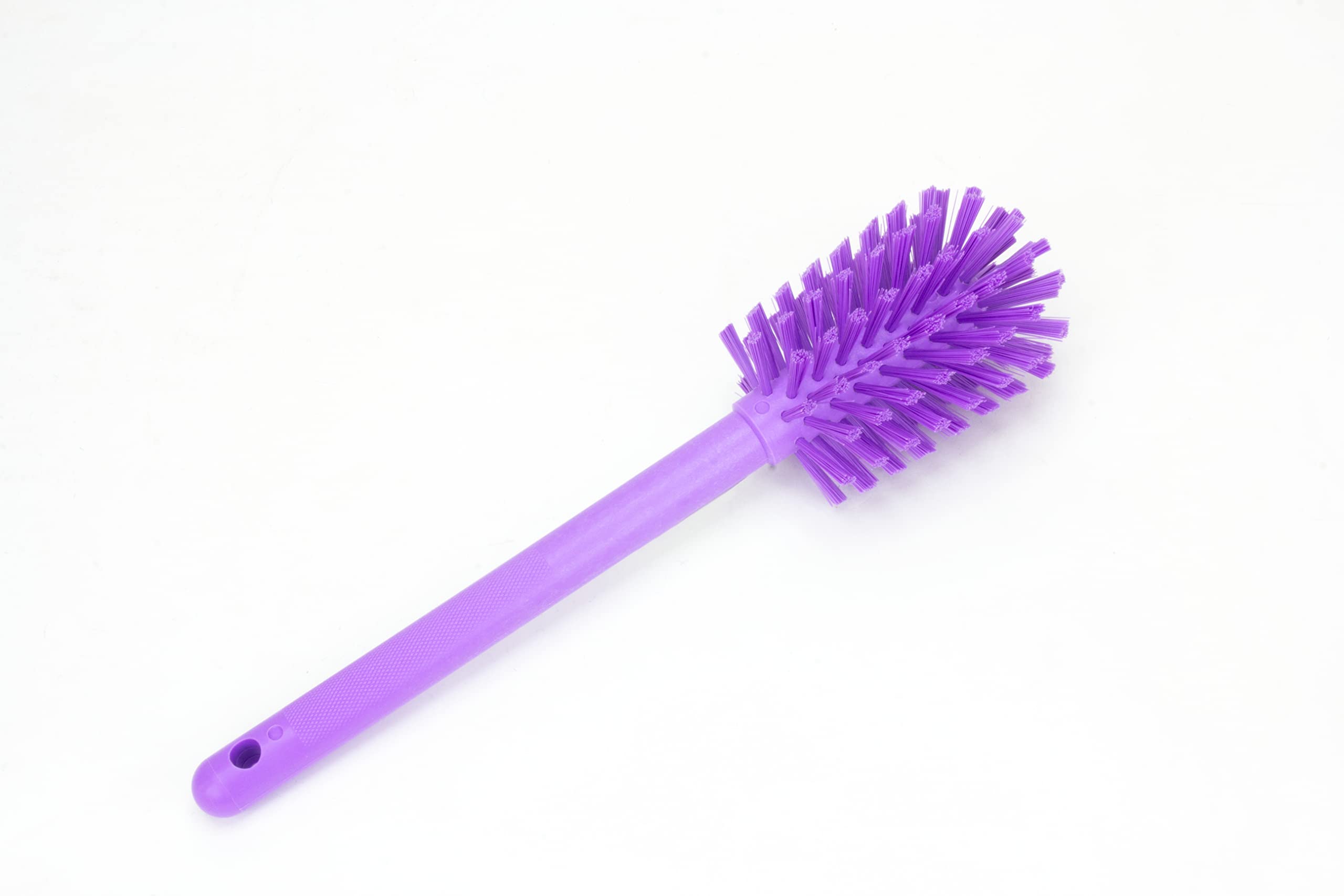 SPARTA Large Water Bottle Brush Ideal for Wide-Mouth Jars, Bottles and Tumblers, Dishwashing Tool with Handle for Home and Commercial Kitchens, Plastic, 12 Inches, Purple