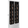 Lirex Over the Door Organizer, 2 Pack Handbag Storage with 6-Tier Space-Saving for Door or Closet, Handbag Hanger, Black