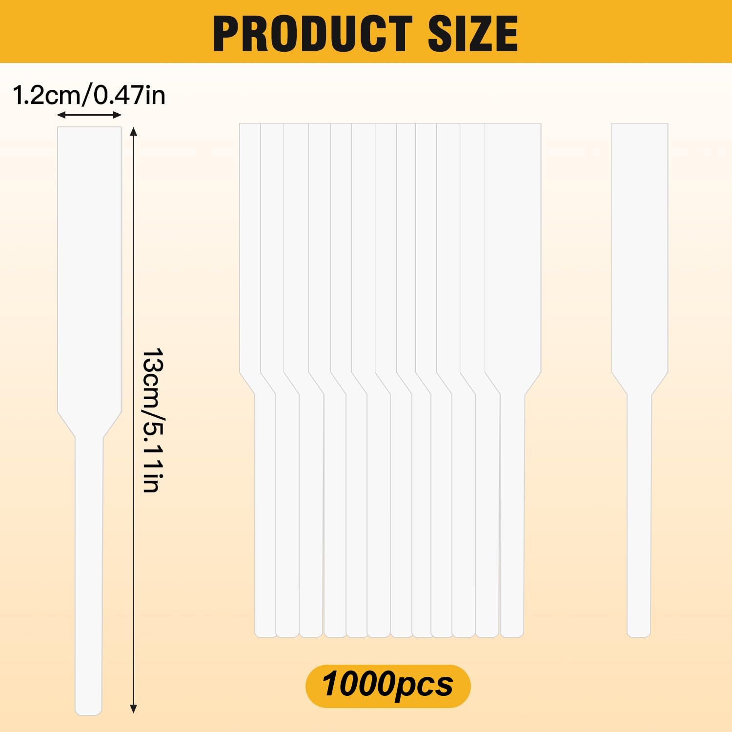 1000Pcs Perfume Tester Strips, Disposable Perfume Paper Strips, White Disposable Paper Test Strip, Blotter Strips Pa_per Test Strips for Aromatherapy Testing Perfume Fragrances Essential Oil Scents
