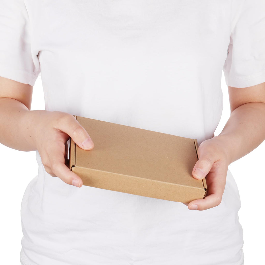 PHAREGE 7x5x1 inch Shipping Boxes Bulk 25 Pack Brown, Tab Lock Tuck Top Mailer Boxes for Packaging Small Business, Small Cardboard Gift Boxes for Wrapping Mailing Present