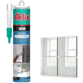 Akfix 900N Silicone Mirror Adhesive, Neutral Cure, High Performance, Non-Sag, Low Odour, Flexible, Transparent, for Mirror Installation on Plaster, Concrete, Wood, Ceramic | 310 ml Cartridge