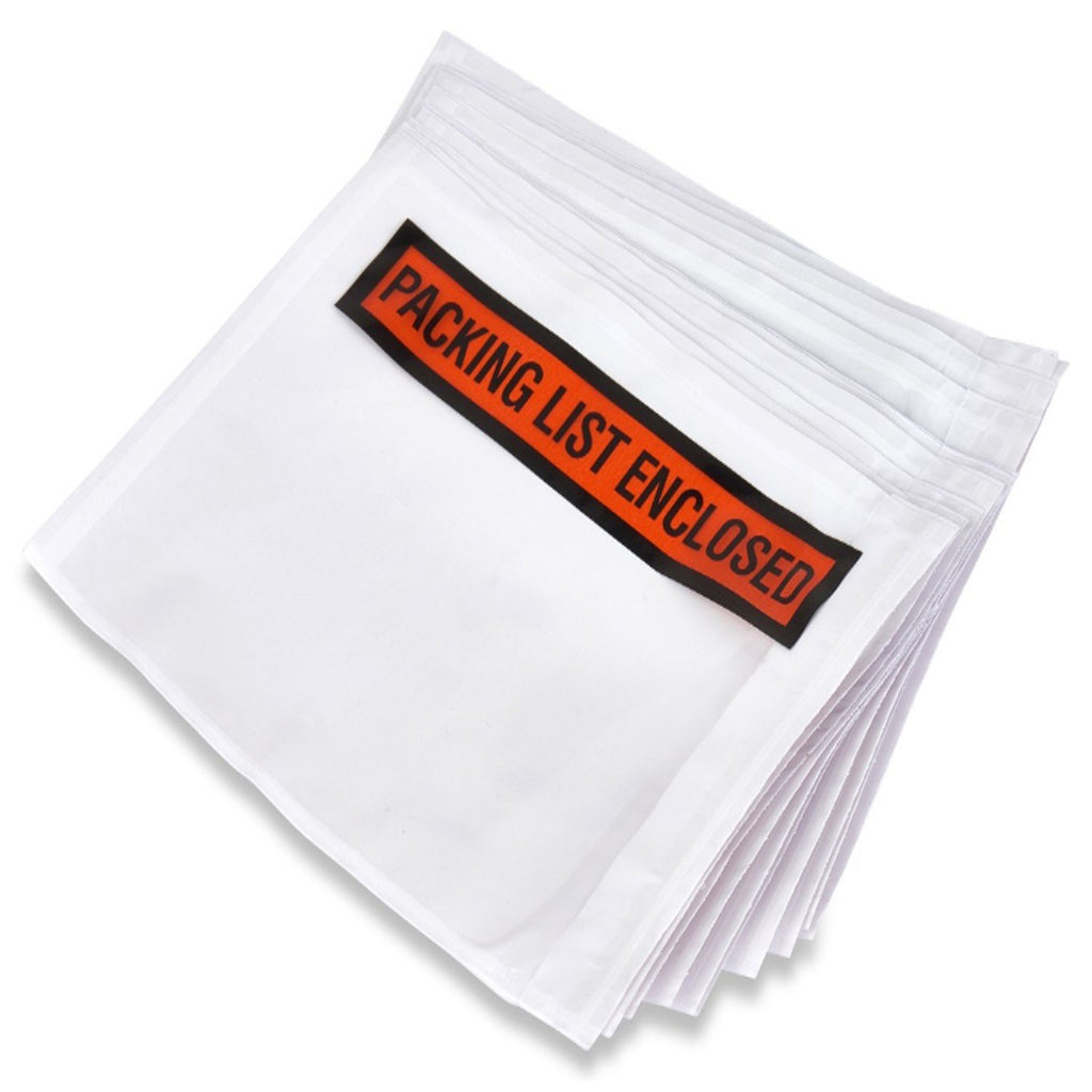 Sales4Less Packing List Envelopes 4.5"x5.5" Pouches Invoice Enclosed Adhesive Bags Pack of 200