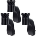 Hohean 3 Pack Wall Fragrance Plug in Compatible with Bath and Body Works WallFlower Refills, ETL Certified, Rotatable, Precise Scent Adjustable Fragrance Control Diffuser Plug for Home, Office (Black)