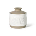 MAIA Ceramic Butter Crock 5.5 oz, Butter Dish for Counter with Water Line, Butter Spreader Holder for Spreadable Butter, French Butter Dish with Lid, White Home Décor