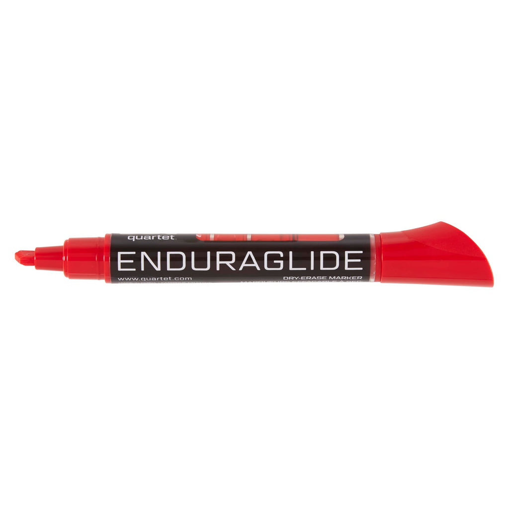 Quartet EnduraGlide Dry-Erase Markers, Chisel Tip, Bold Colour, Assorted Colours, 12-pack (6447459961)