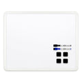 Quartet Magnetic Dry-Erase Board Value Pack, 20" x 16" Whiteboard, Includes 4 Magnets and 2 Markers, White Plastic Frame (Q022016P02-R)