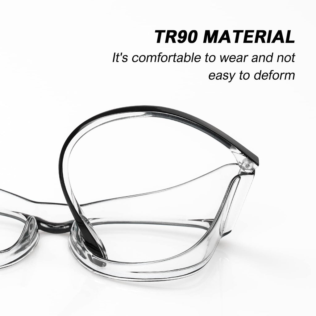 Safety Glasses for Women Men, 2Pack Safety Goggles Anti Fog, UV Protection Blue Light Blocking glasses Protective Eyewear