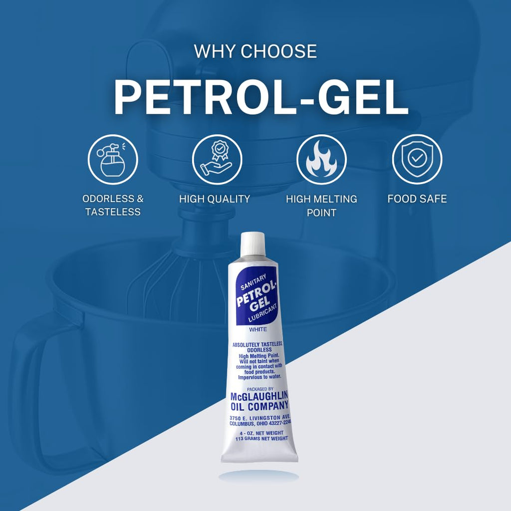 Petrol Gel Food Grade Equipment Lubricant NSF (2 Pack), 2/4 Oz