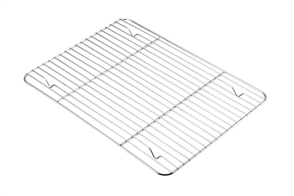 TeamFar Baking Sheet with Rack Set, Stainless Steel Baking Pan Tray Cookie Sheet with Cooling Rack, Non Toxic & Healthy, Easy Clean & Dishwasher Safe