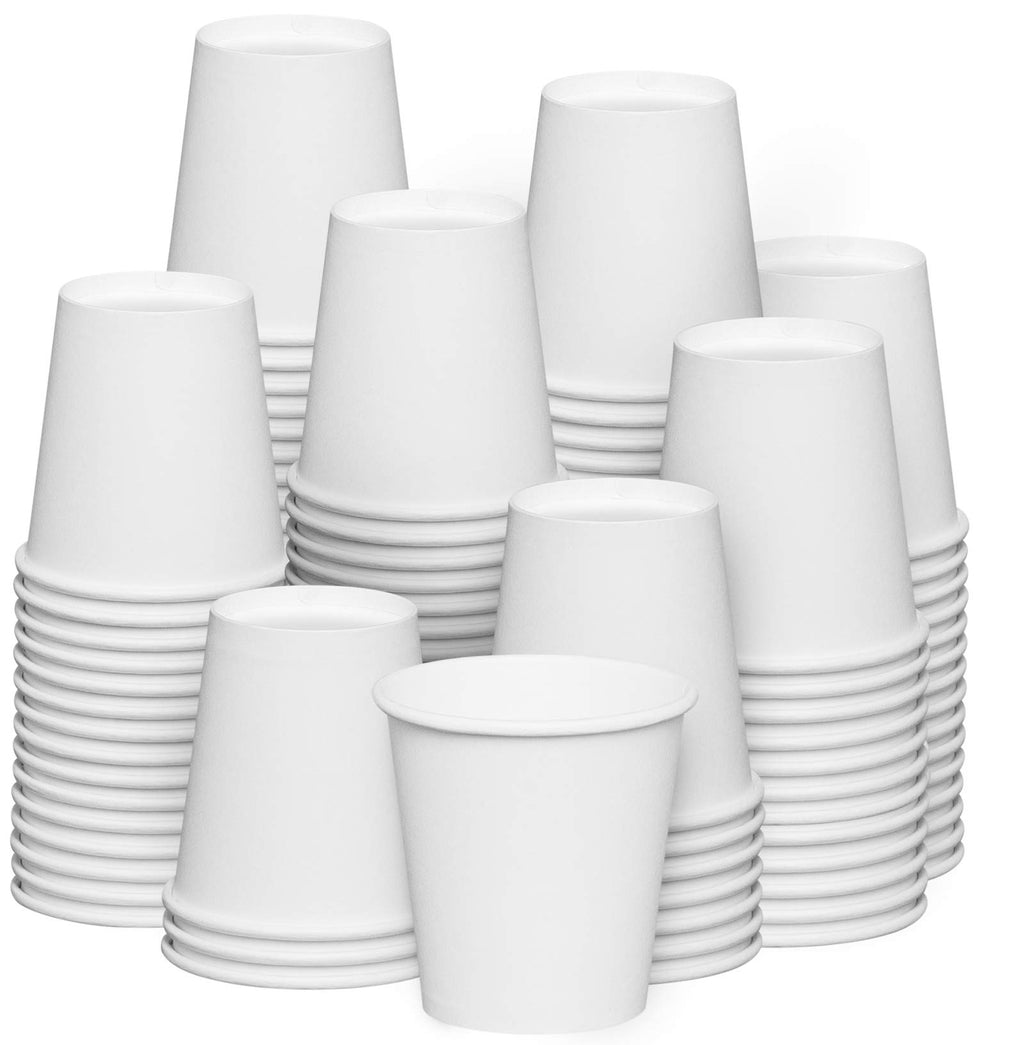 Gusto [3 oz. - 600 Count] White Small Paper Cups, Disposable Mini Bathroom Mouthwash Cups - Eco-Friendly and Versatile (Formerly Comfy Package)