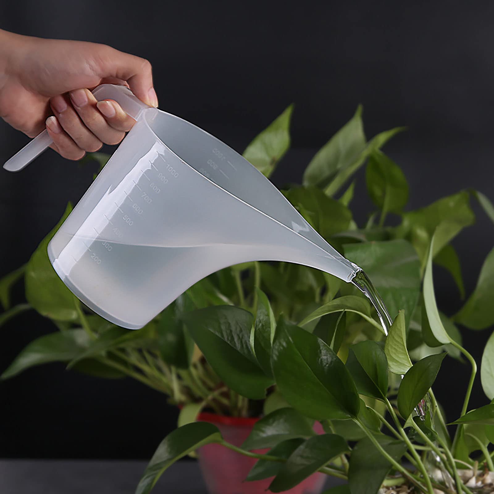 WUWEOT 12 Pack Measuring Funnel Pitcher, 33OZ (1000ml) Easy Pour Measuring Cup with Long Spout for Soap Cakes Making, Filling Muffin Pans, Bakeware Molds, Oils, Fluids