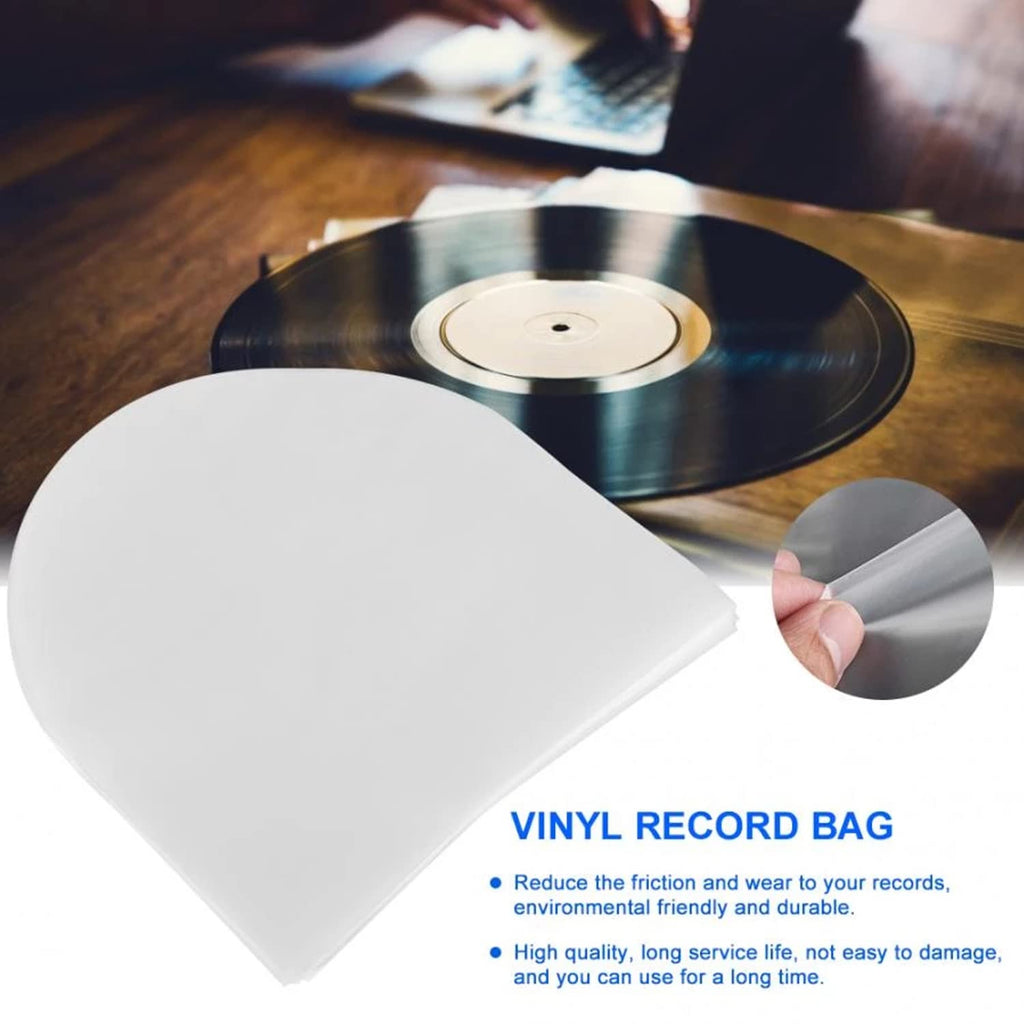 12'' Vinyl Record Inner Sleeves 100 Pieces Anti Static LP Record Protective Inner Sleeves Covers