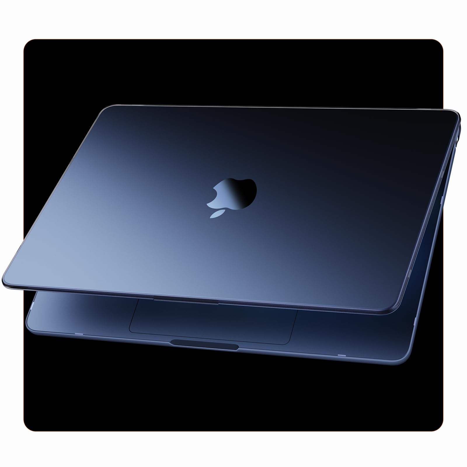 Compatible for MacBook Air 15 inch Case M5 M4-M2 2026 2025-2023 [100% Match Official Color] [Ultra Thin Armor] Protective Hard Shell Matte Cover for Laptop A3448 A3241 A3114 A2941 - Midnight Clear