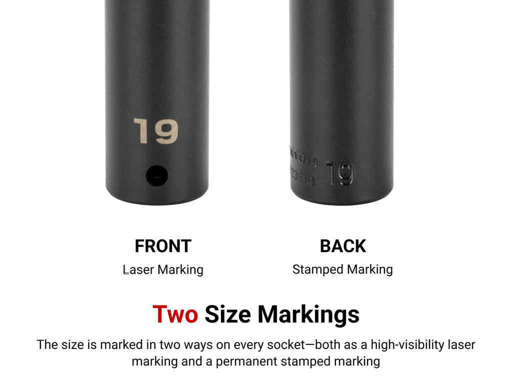 TEKTON 1/2 Inch Drive x 1-3/16 Inch Deep 6-Point Impact Socket | SID23030