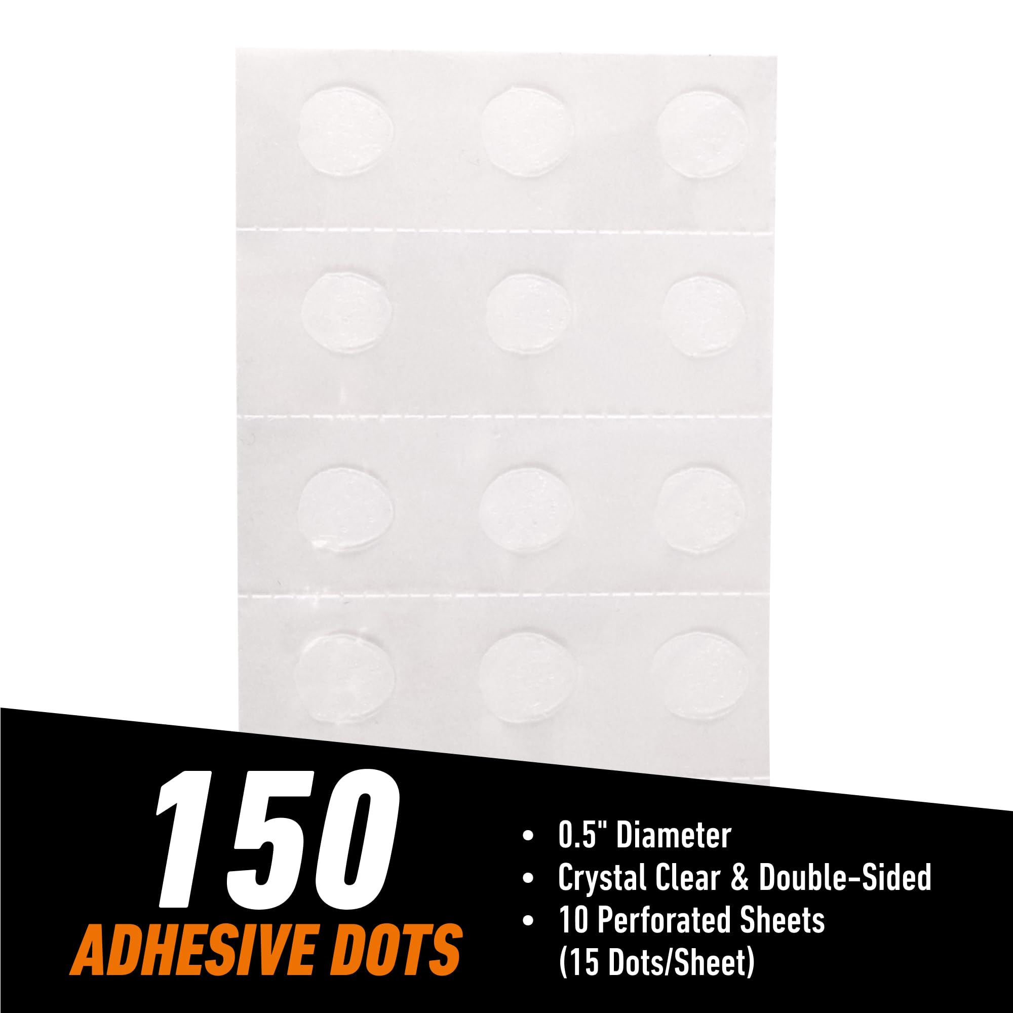 Permanent Adhesive Dots 150 ct