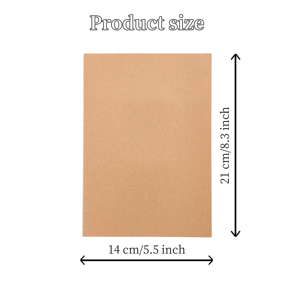 30 PCS Kraft Notebook,Kraft Paper Lined Notebooks,Travel Journal Books,Bulk Lined Notebook Journals,for Traveler, Notes, Memo - Bulk Journals Sewn Brown Notebook, 8.3'' x 5.5''