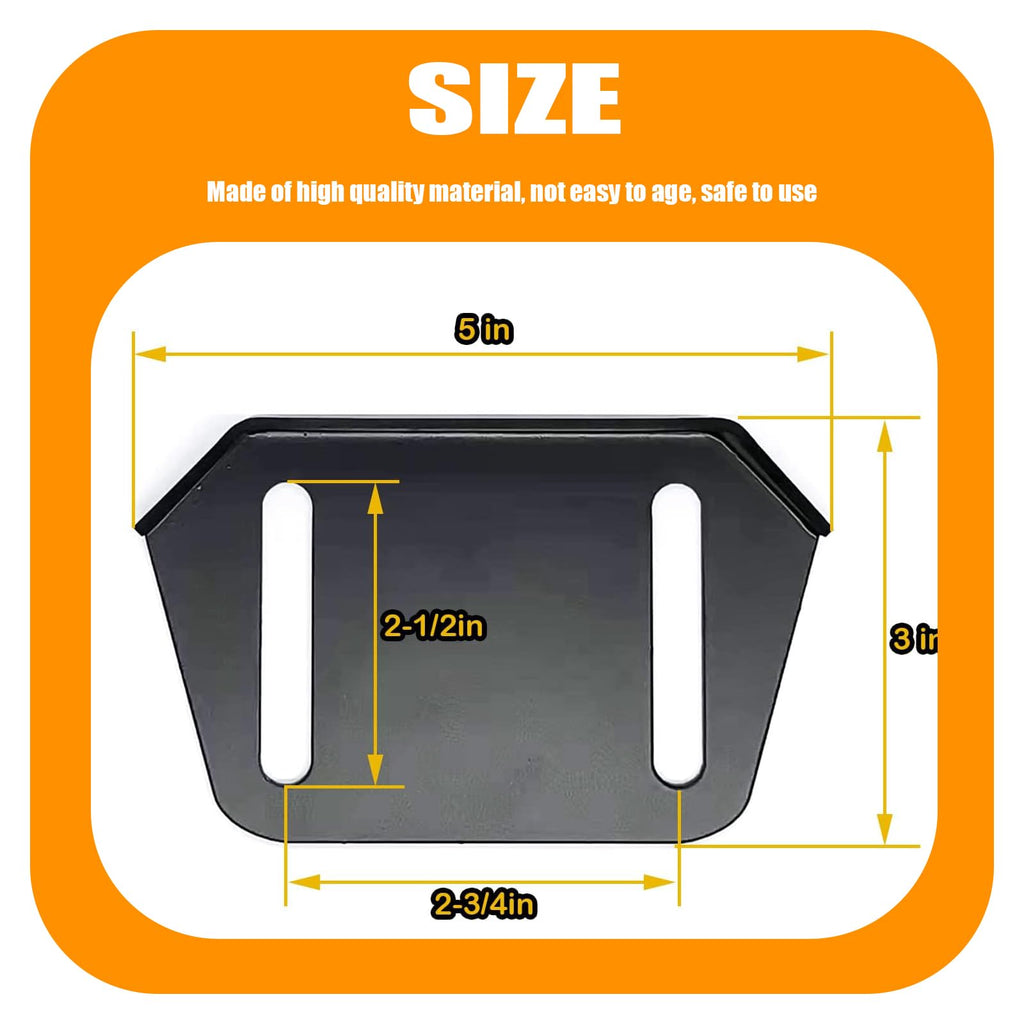 784-5580 784-5580-0637 Snow Thrower Slide Shoes Skids for MTD Snow Blower Replacement Parts 41-8828 780-420 73-031(2PCS)