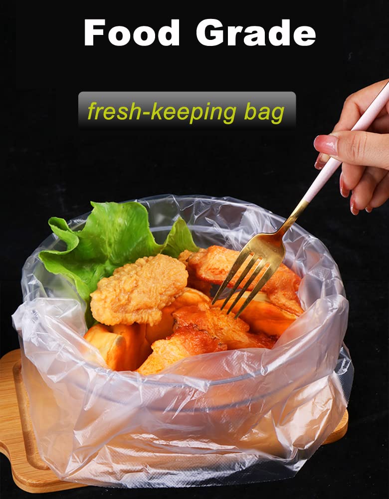 Younber 9.8 X 13.8 Inch Plastic Produce Bags Roll, 1000 Bags of 1 Big Roll for Fruits, Vegetable, Bread, Clear Kitchen Food Storage Bags (Medium)