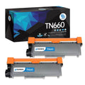 TN660 Toner Cartridge Gotoners 2PK for Brother DCP-L2540DW MFC-L2720DW HL-L2320D HL-L2360DW MFC-L2740DW MFC-L2700DW, Work with Borhter DCP 2540 2720 2320 2360 2740 2700 DW Printer Ink TN 660(2 Pack)