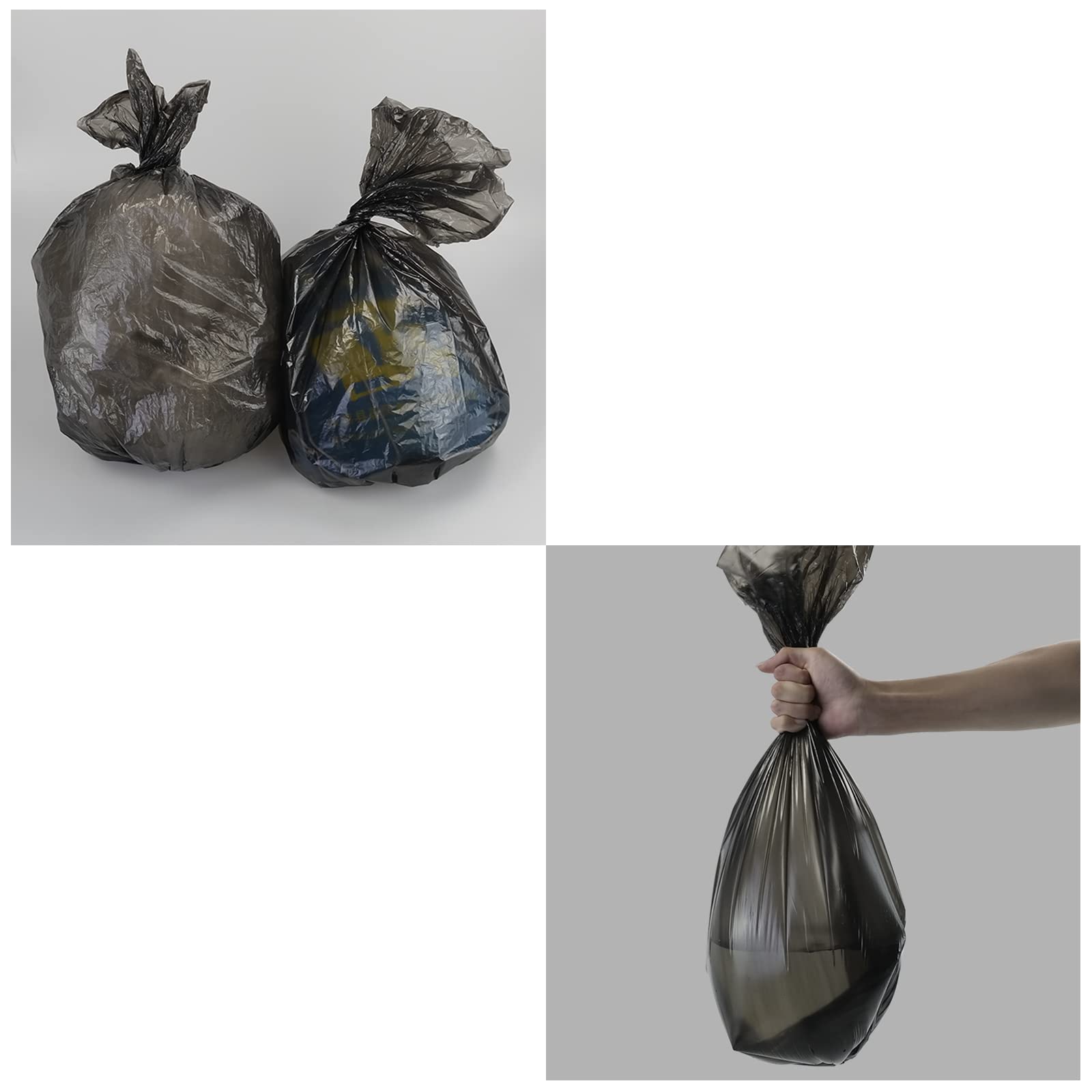 Tstorage 7 Gallon / 25 L Trash Bags, Bin Liners, Garbage Bags, Black, 85 Counts