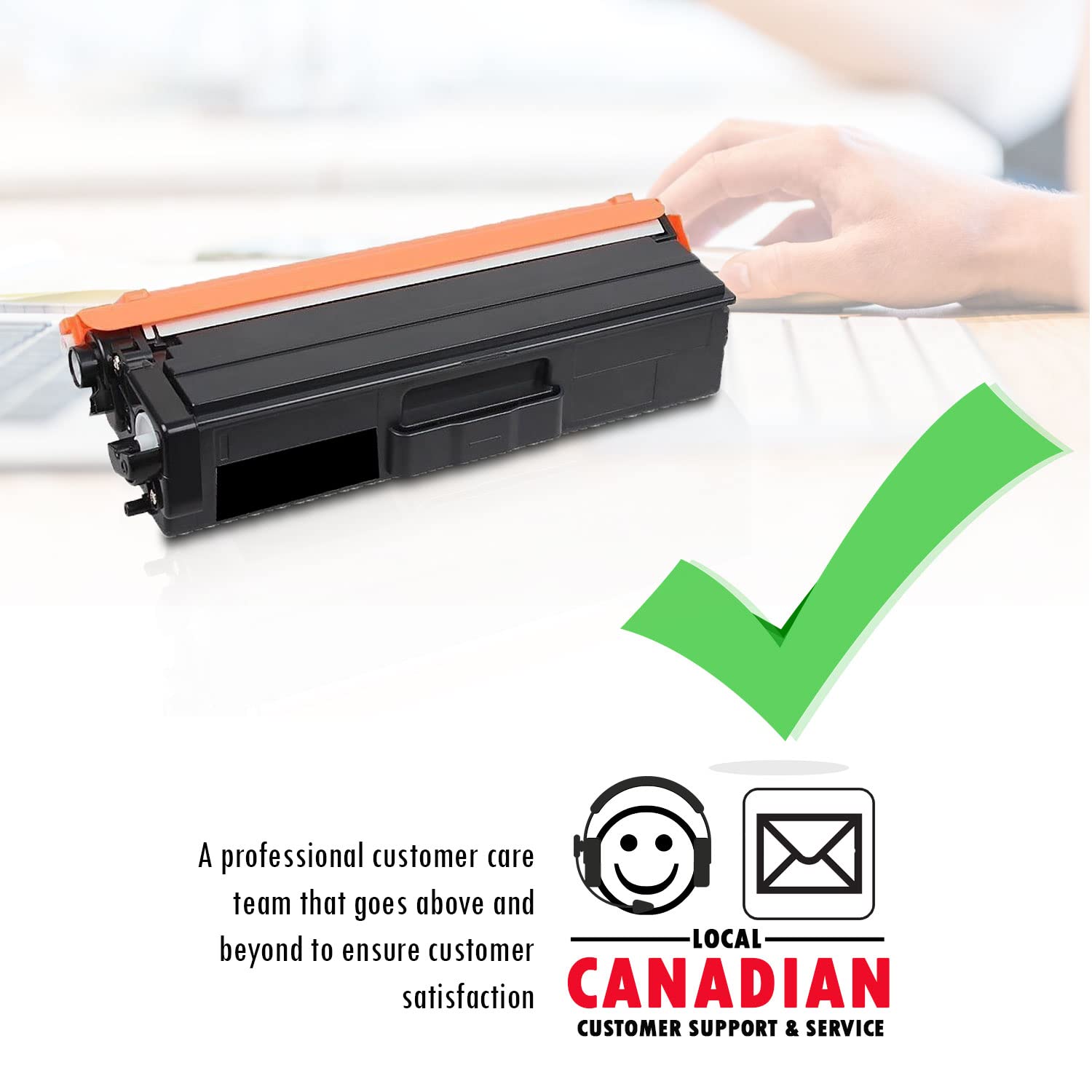 Inkfirst® Black Toner Cartridge TN433 TN433BK (TN-433 BK) Compatible Remanufactured for Brother TN433 Black MFC-L8610CDW MFC-L8900CDW HL-L8260CDW HL-L8360CDW HL-L8360CDWT