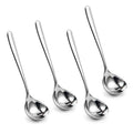 IMEEA Small Ladle SUS304 Stainless Steel Serving Ladle 8-Inch, Set of 4