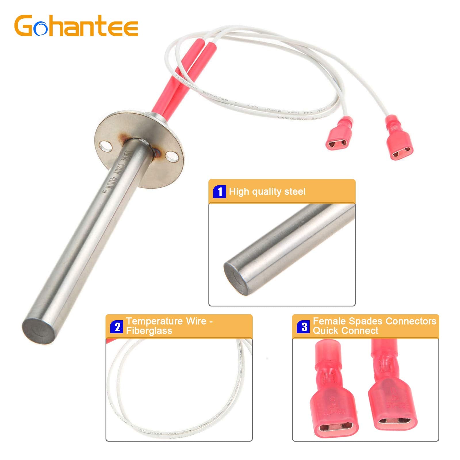 Pellet Igniter Upgrade fits Enviro, Vista Flame, Mini, Milan, EF5, Windsor, Empress FS & INS Pellet Stove Ignitor 50-619 & 20-022