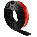Neoprene Rubber Strips Self Adhesive Solid Rubber Sheets, Rolls & Strips for DIY Gaskets Crafts Pads Seals Warehouse Flooring Neoprene Sheet with Adhesive Backing (1, 1” Wide x 1/5" Thick x 10' Long)