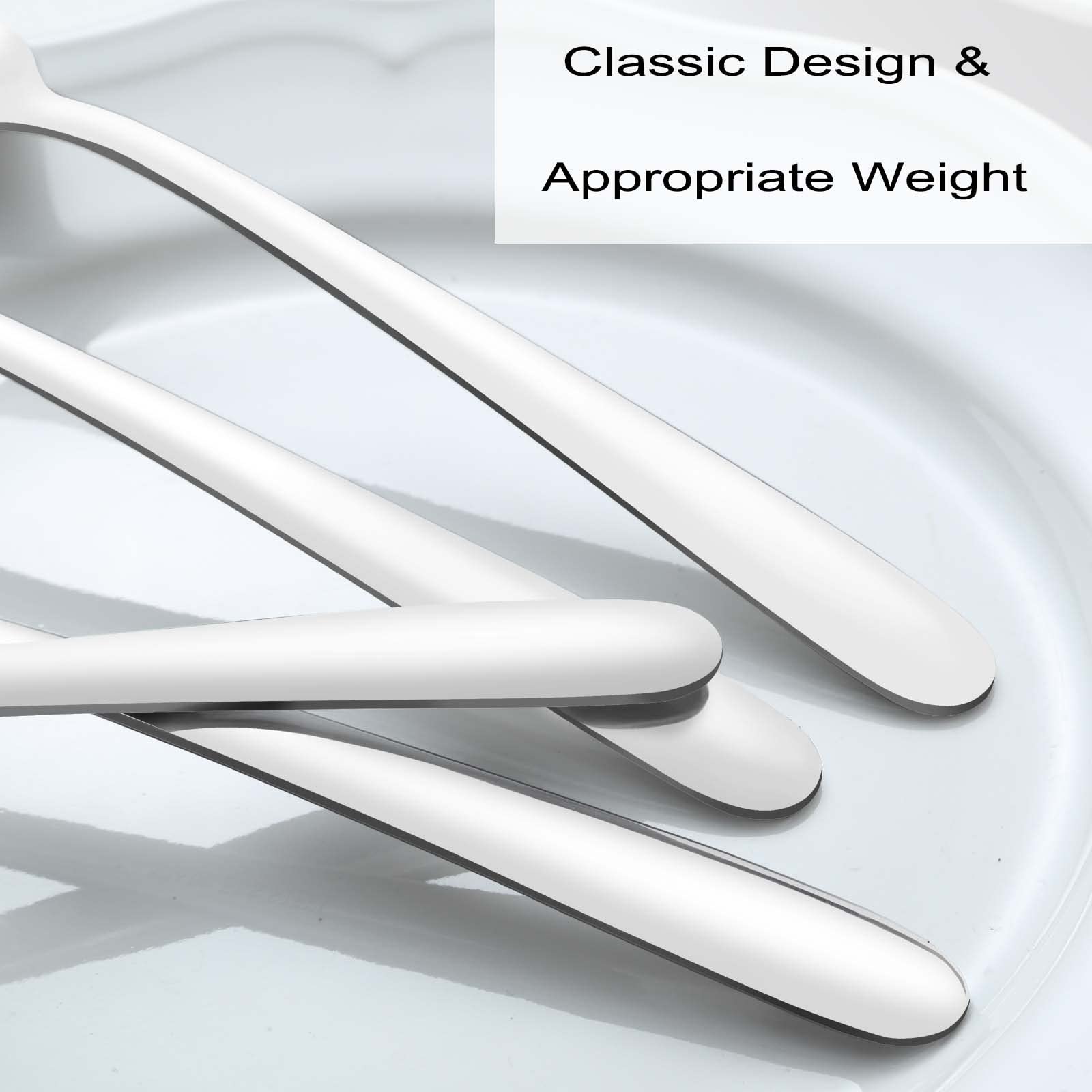 Pleafind 36-Pcs Dinner Forks Set, 8 Inch Forks Silverware, Stainless Steel Fork, Silverware Fork, Mirror Polished Fork Set, Small Forks for Home, Restaurant, Dishwasher Safe