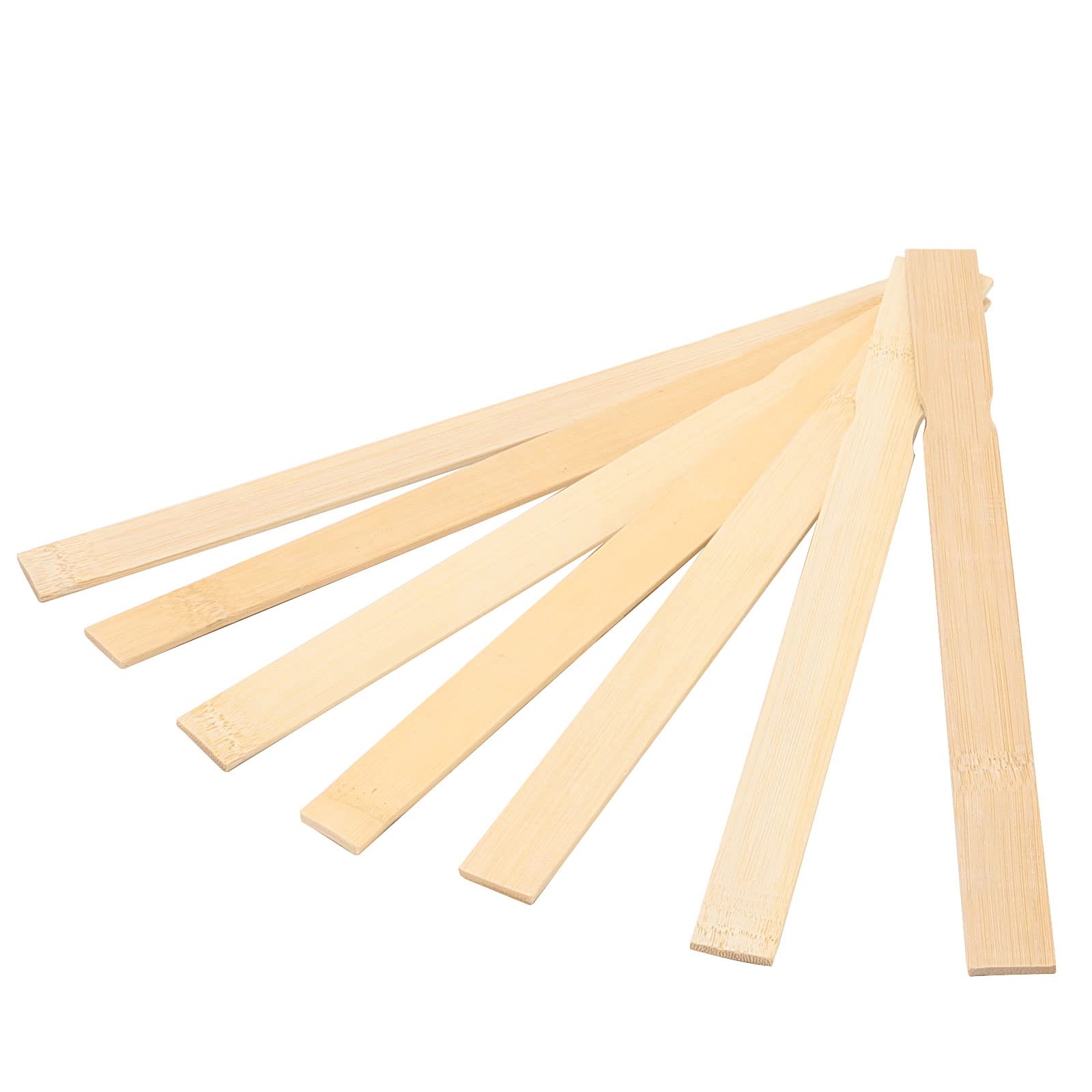 ZOENHOU 200 PCS 14 Inch Paint Sticks, Premium Wooden Paint Stir Waxing Sticks for Crafts Crafting Resin Craft Wood Crafts Paddle Hobby Projects Garden Marker