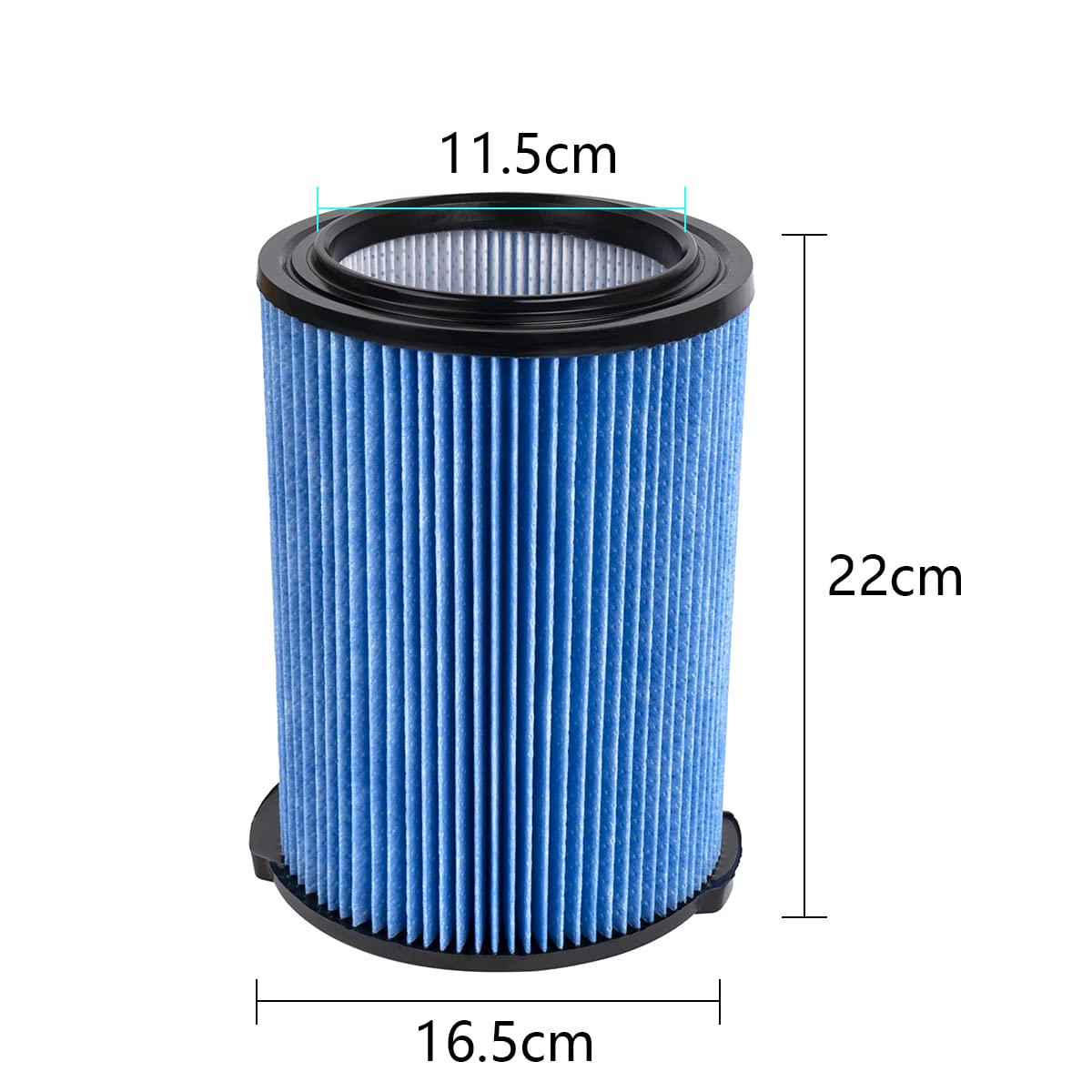 WuYan Replacement VF5000 Filter,for Ridgid 6-20 Gallon Wet Dry Vacuums,fits WD1450 WD0970 WD1270 WD09700 WD06700 WD1680 WD1851 RV2400A WD1270 WD1956.