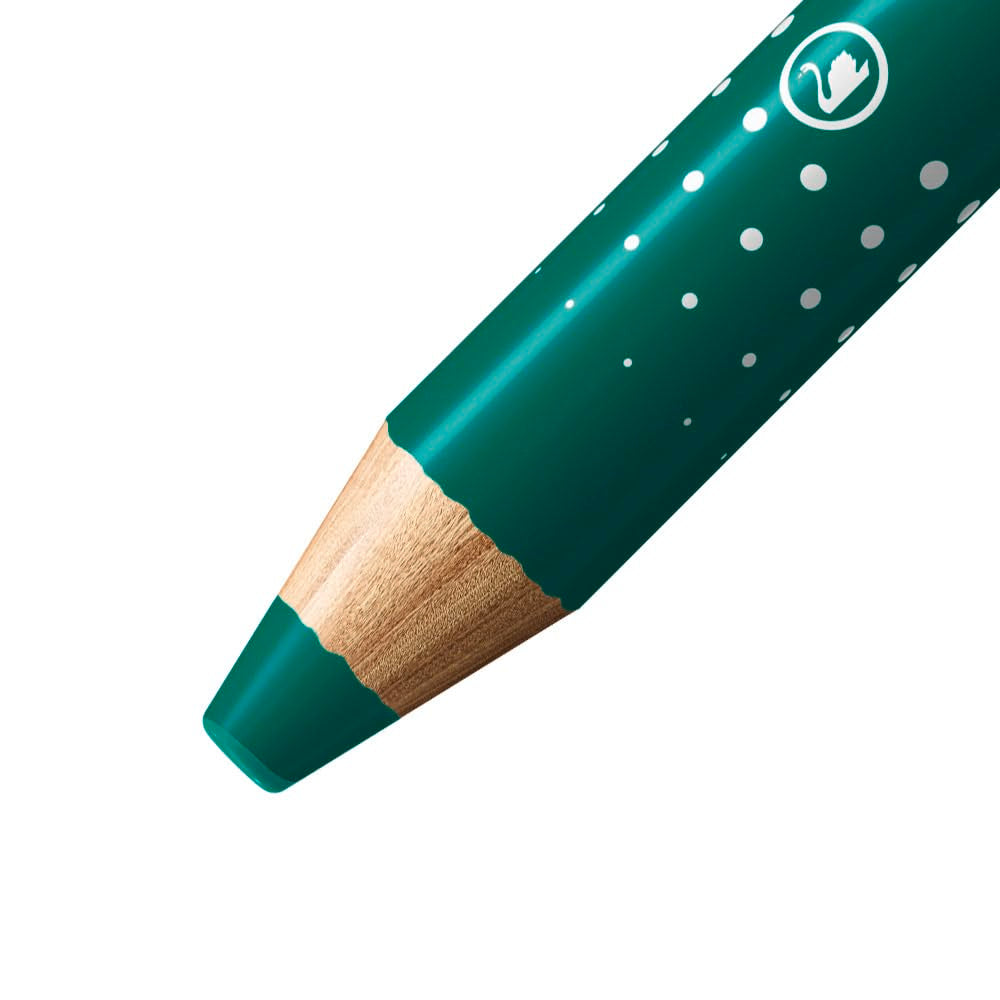 STABILO MARKdry Whiteboard and Flip Chart Marker Pack of 4 with Sharpener and Wiping Cloth in Four Different Colours
