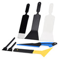 EHDIS Vinyl Wrap Installation Tool KIT Window Tint Tools Window Tint Bulldozer Squeegee Long Handle Scrubber Paddle Squeegee,Small Quarter Window Squeegee for Car Wrapping,Window Tint Installation