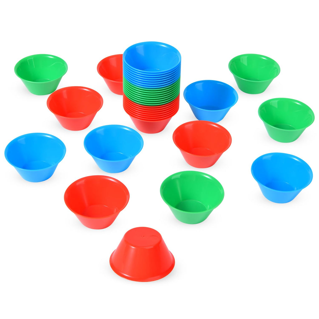 Medium Size 36 Pcs Puto Molder Filipino (2.8" x 1.2") - Kutsinta Molder for Baking - Puto Mold Cups for Steamer - Filipino Plastic Molds for Desserts