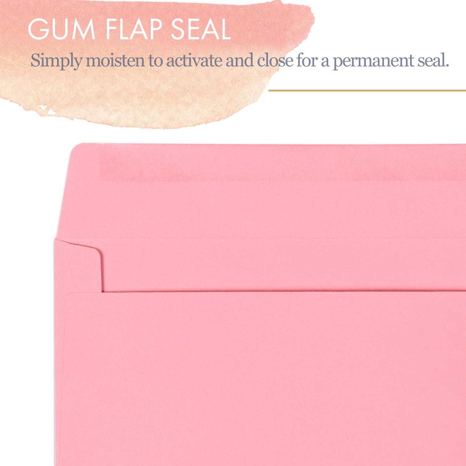 A4 Envelopes, 100-Pack Colored Envelopes 4x6, Envelopes for Invitations, Pastel Colored Envelopes, A4, 4 1/4 x 6 1/4 Inches, 10 Pastel Colors