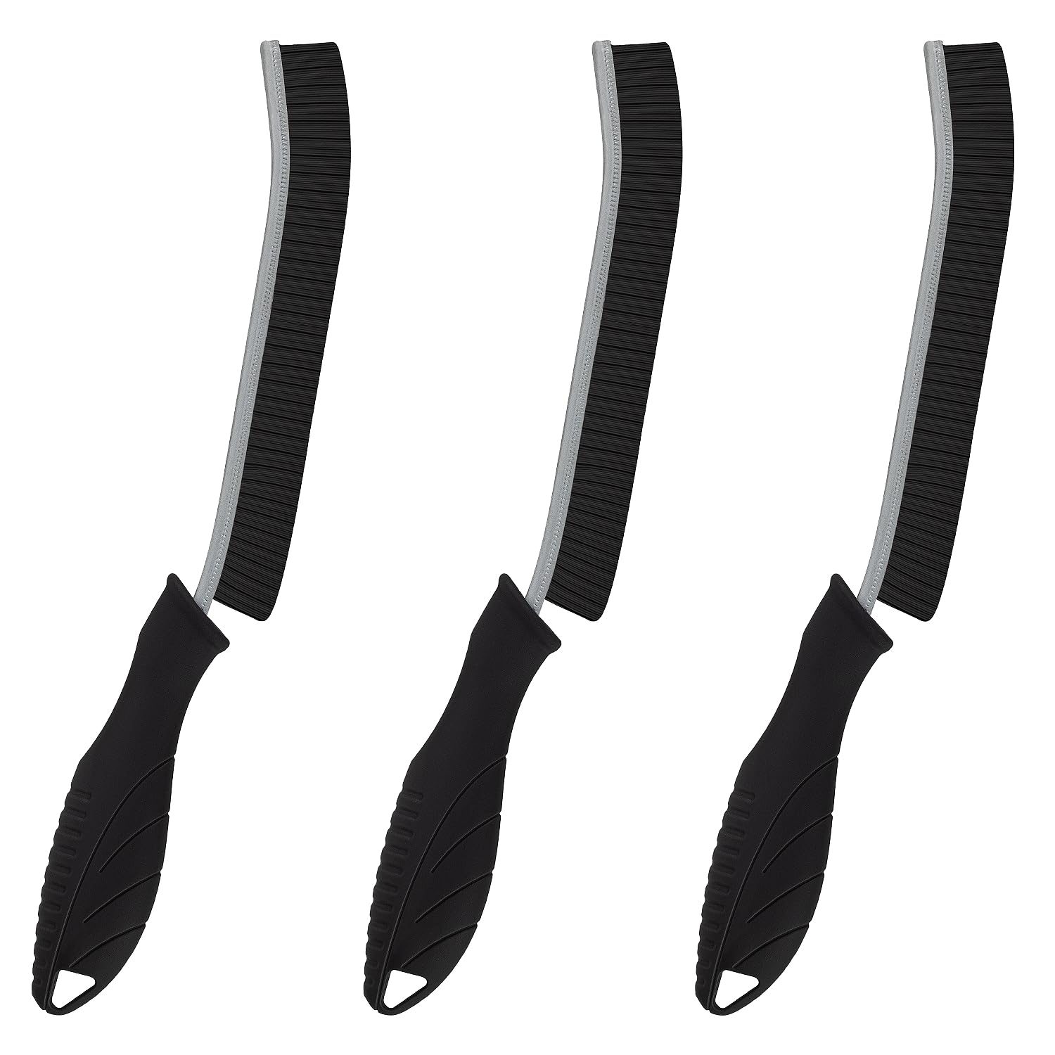 KMOSENIA Cleaning Brush, Hard Bristle Crevice Cleaning Brush, Grout Cleaning Brush, Scrub Brush for Tile Grout Crevice, Gap Cleaning Tools for Bathroom Kitchen Toilet Window Track (5, Black)
