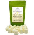 Lux Wax Melts Lemongrass Verbena Soy Wax Melt Dots – No Mess, Hand-Poured in Canada, Clean Strong Scent Throw, Eco Rice Paper Pouch, Works in All Wax Warmers