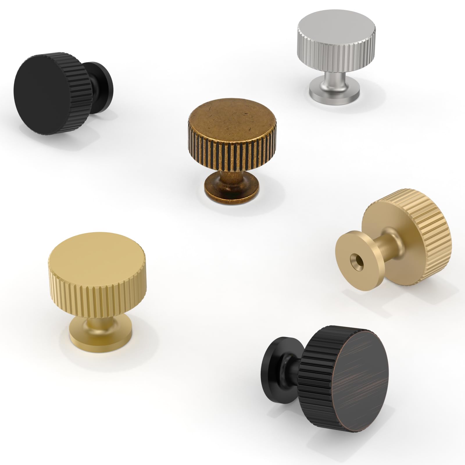 Talentedeco 10 Pack Matte Black Kitchen Cabinet Knobs Cabinet Pulls Drawer Knobs Cabinet Hardware Zinc Knobs for Drawers