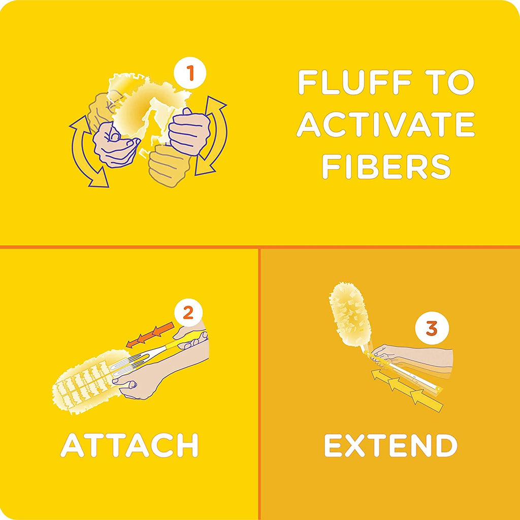 Swiffer 360 Dusters Extender Kit, Extends up to three feet