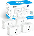 TP-Link Tapo Smart Plug Mini 15A, Smart Home Wi-Fi Plug, Super Easy Setup, Compatible with Alexa & Google Home, No Hub Required, UL Certified, 2.4G WiFi Only, White, Tapo P105(2-Pack)